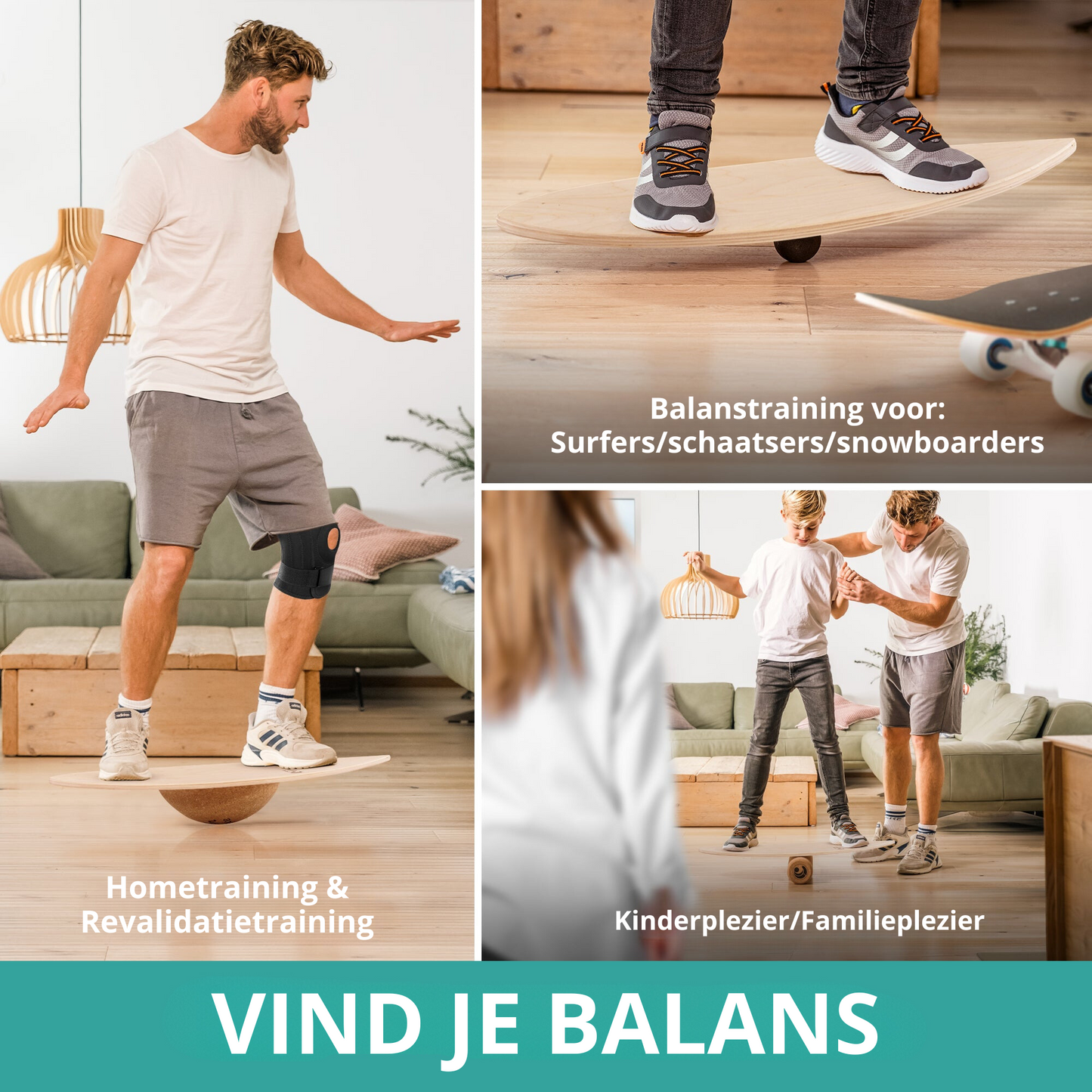 Houten Surf BalansBord